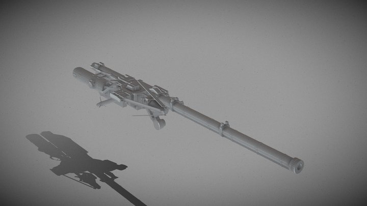 [Armored Core 6] VE-60SNA Stun Needle Launcher 3D Model