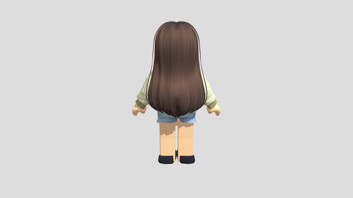 Роблокс девочка 3D Model