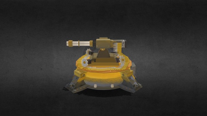 Machinegun 3D Model