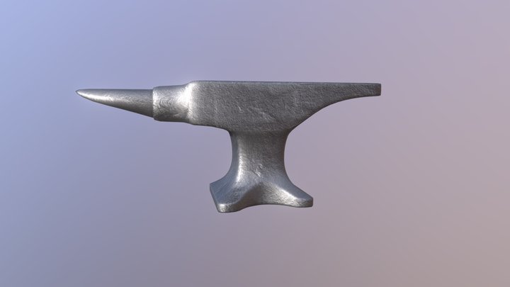 Steel anvil 3D Model
