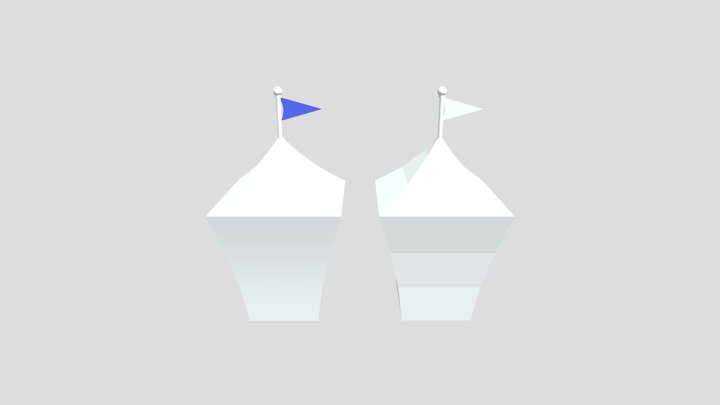 Israelite And Philisteen Tents 3D Model