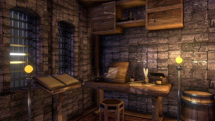 Scriber's Office 3D Model