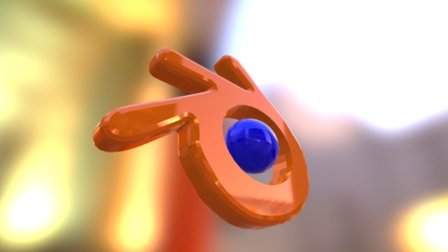 Blender Logo 3D Model