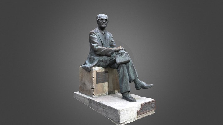 Monumento a Federico Muelas 3D Model