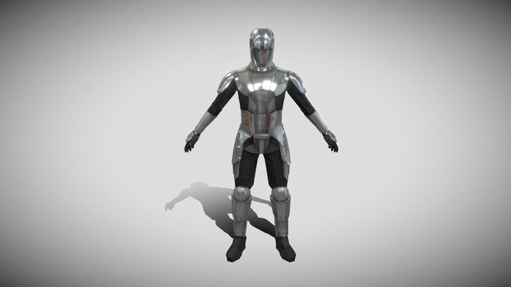 KOTOR Sith Trooper Armor 3D Model