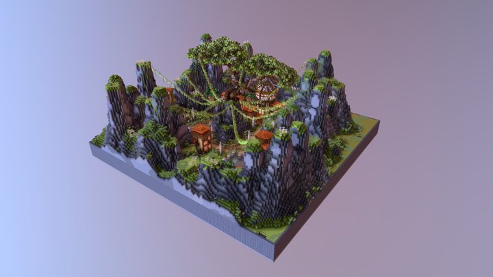 Prison Mine 3D Model