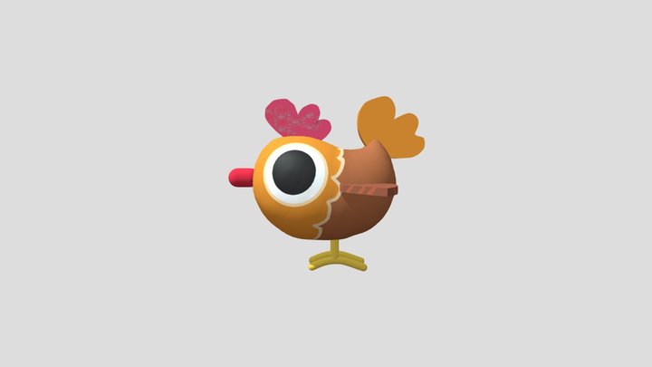 Patchwork Chicken – Gratis 3D-model STL