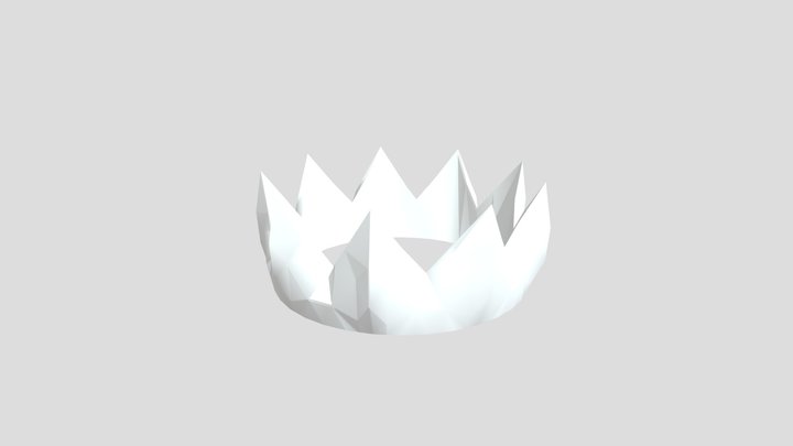 Low-poly-crown 3D Model