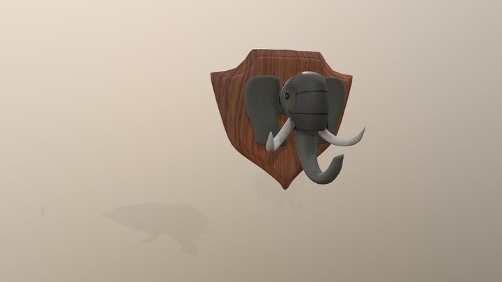 Le Phant Key Holder 3D Model