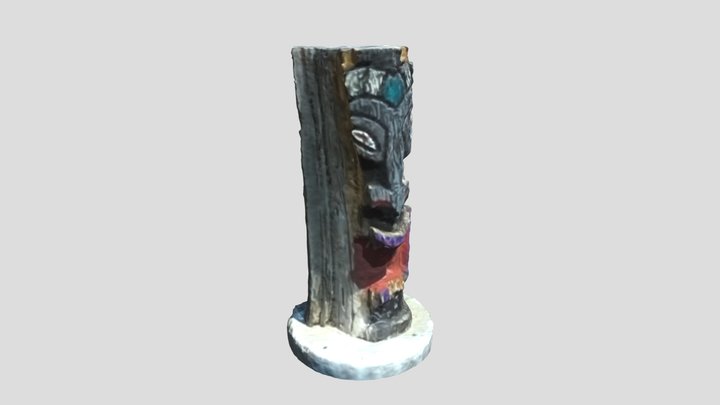 Totem Pole 3D Model