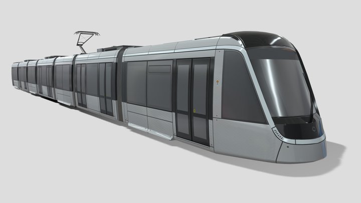 Alstom Citadis XO5 - Paris T9 Tram 3D Model
