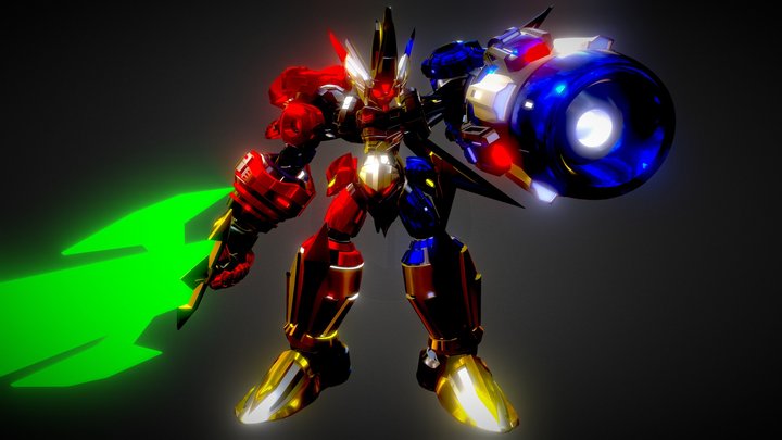 Fusion Omega Zero/final form (MegaMan Zero 3) 3D Model