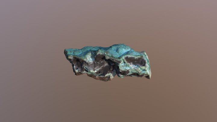 Chrysocolla Rock 3D Model