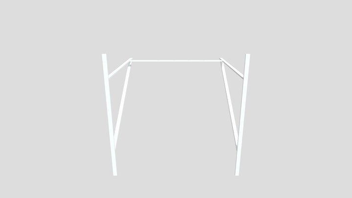 Fixture support for wall 3D Model