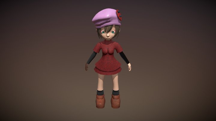 Girl chan 3D Model