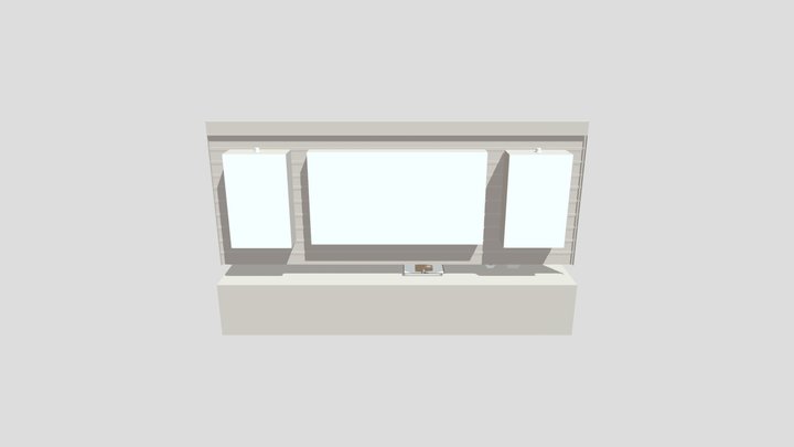 Rack+tv 3D Model
