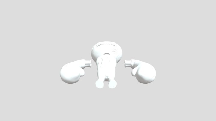 Garten of Banban - Jambo josh Action figure 3D Model