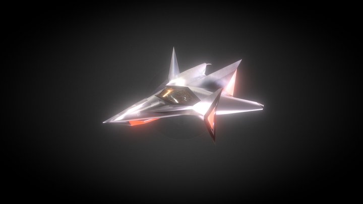 Spaceship Fighter 3D Model