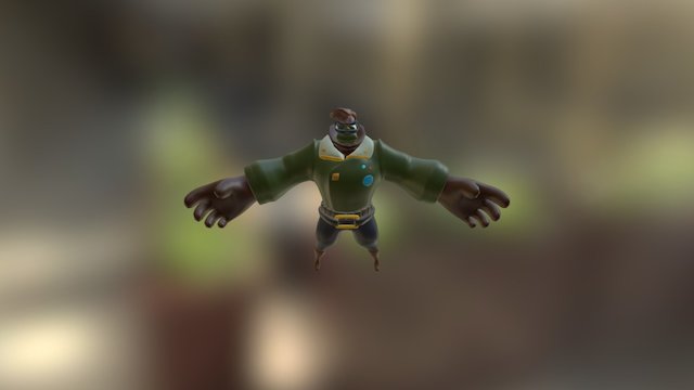 militar 3D Model