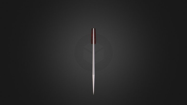 Azn Kitchen Knife 3D Model