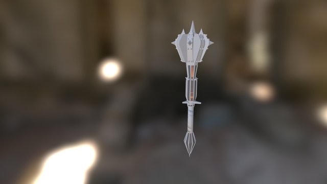 Mace Final Weapon Design 3D Model
