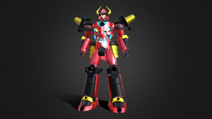 Super Tengen Toppa Gurren Lagann - 3D model by UTF2005 (@utf2005) [9e39d2b]