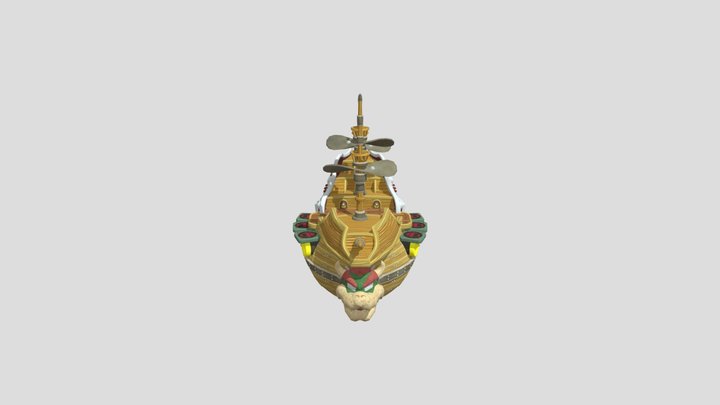 Bowser's Airship – Modello 3D gratuito STL