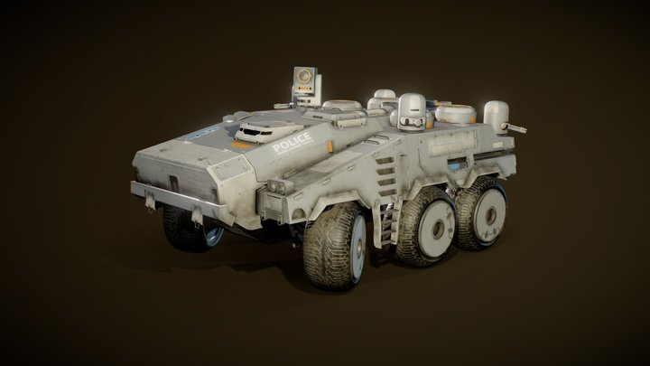 Armored Vehicle 3D Model