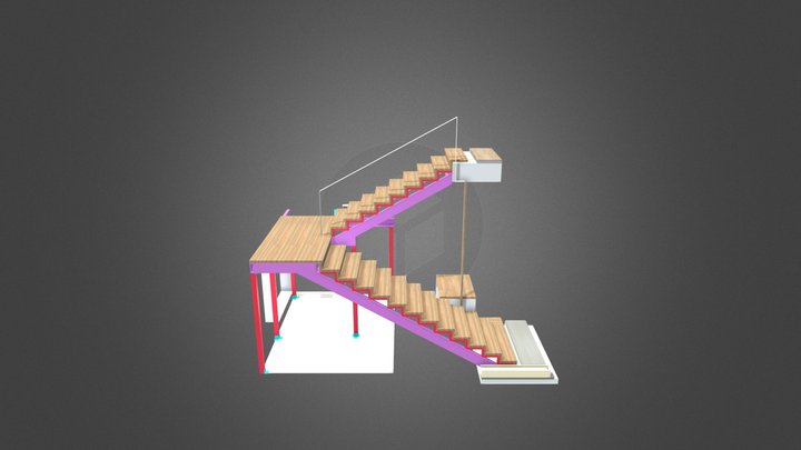 stairs Riasne 3D Model