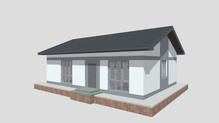 Одноэтажный 3D Model