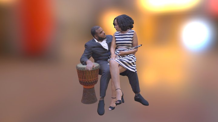 Latisha & Daniel — 3D Portrait Scan 3D Model