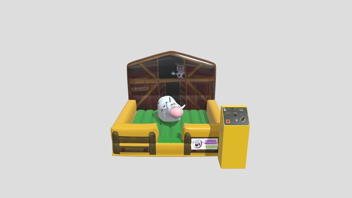 Inflatable Mechanical Bull 3D Model