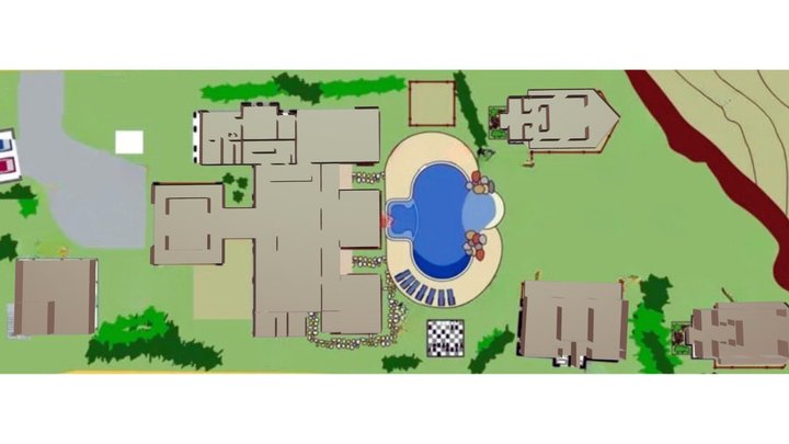 Sunrise Villa 3D Model