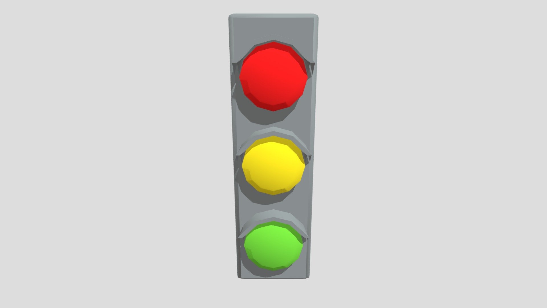 Traffic light from Poly by Google