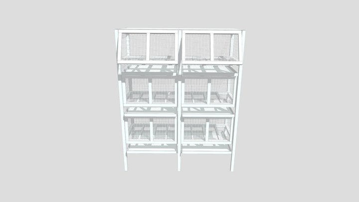 Chiken Hause 002 3D Model