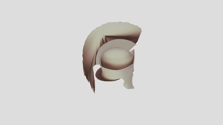 Spartan Helmet 3D Model