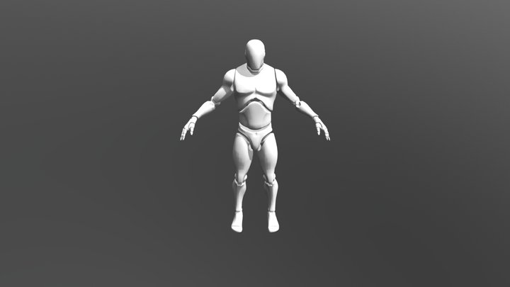 Animation Studies - Feminine Walk 3D Model