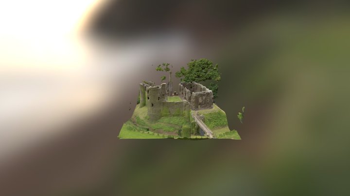 Grosmont castle 3D Model