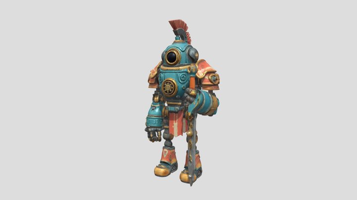 Spartan of Steam 3D Model