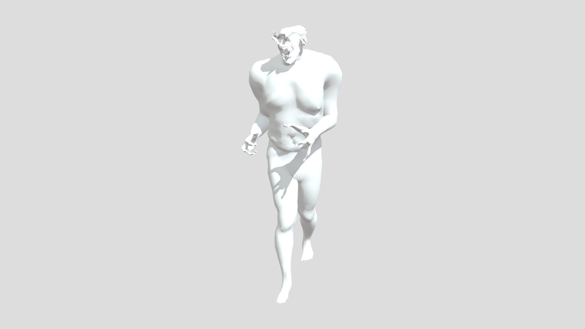 Muscular Half Orc Demon
