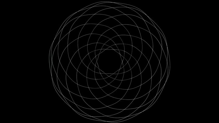 Wired flower 3D Model