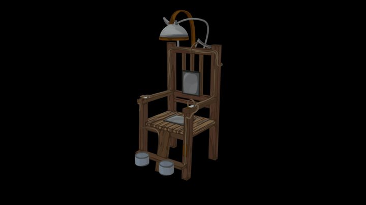 Electric Chair 3D Model