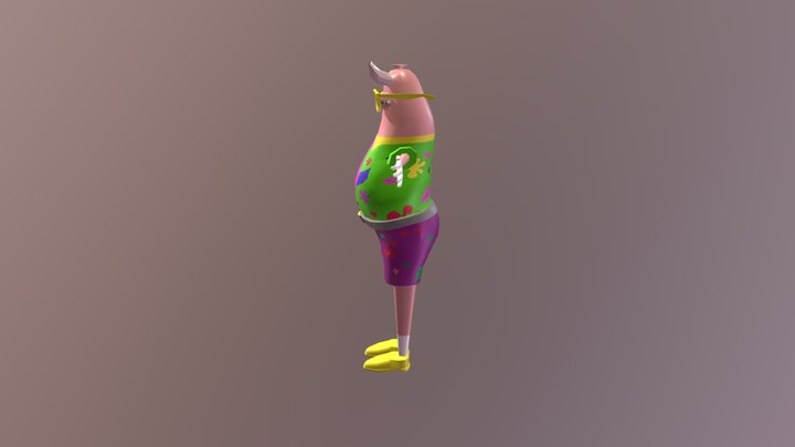 Sausage Boss 3D Model