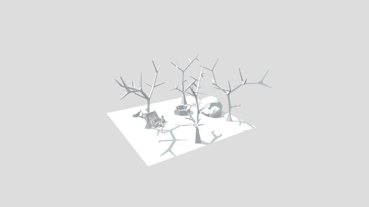 Cofre Abandonado 3D Model