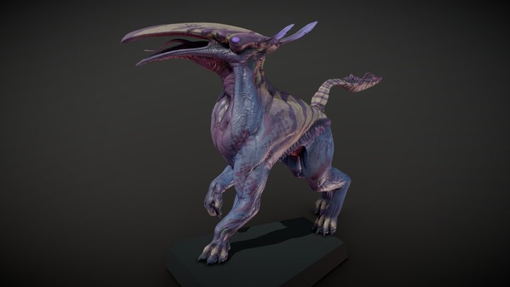 Dog Creature: Birdog 3D Model