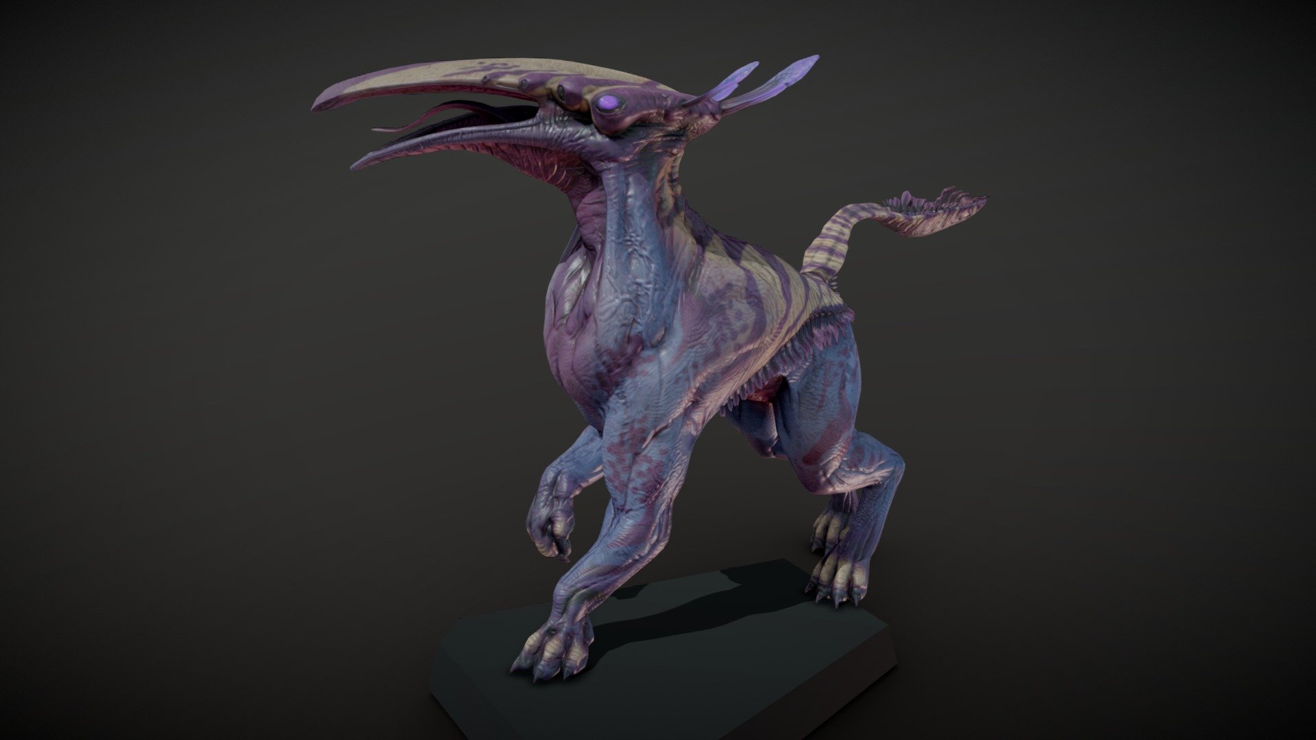 Dog Creature: Birdog - 3D model by feddark [ed37a14] - Sketchfab