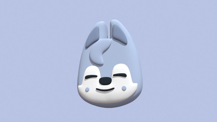 Stray Kids - SKZOO Wolfchan Cushion 3D Model