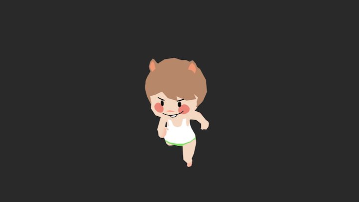 Wak Run 3D Model