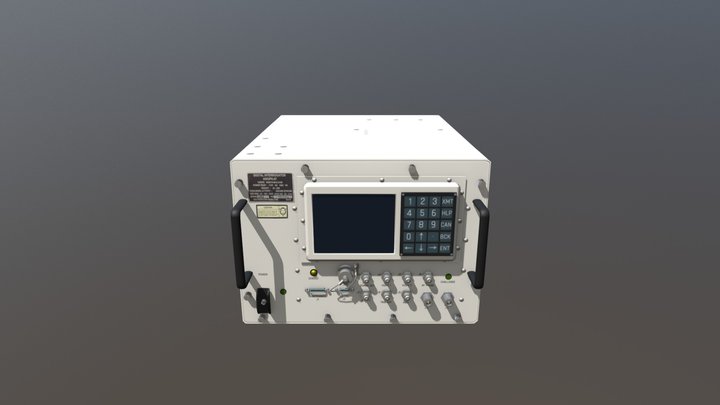 IFF Digital Interrogator AN/UPX-37 3D Model