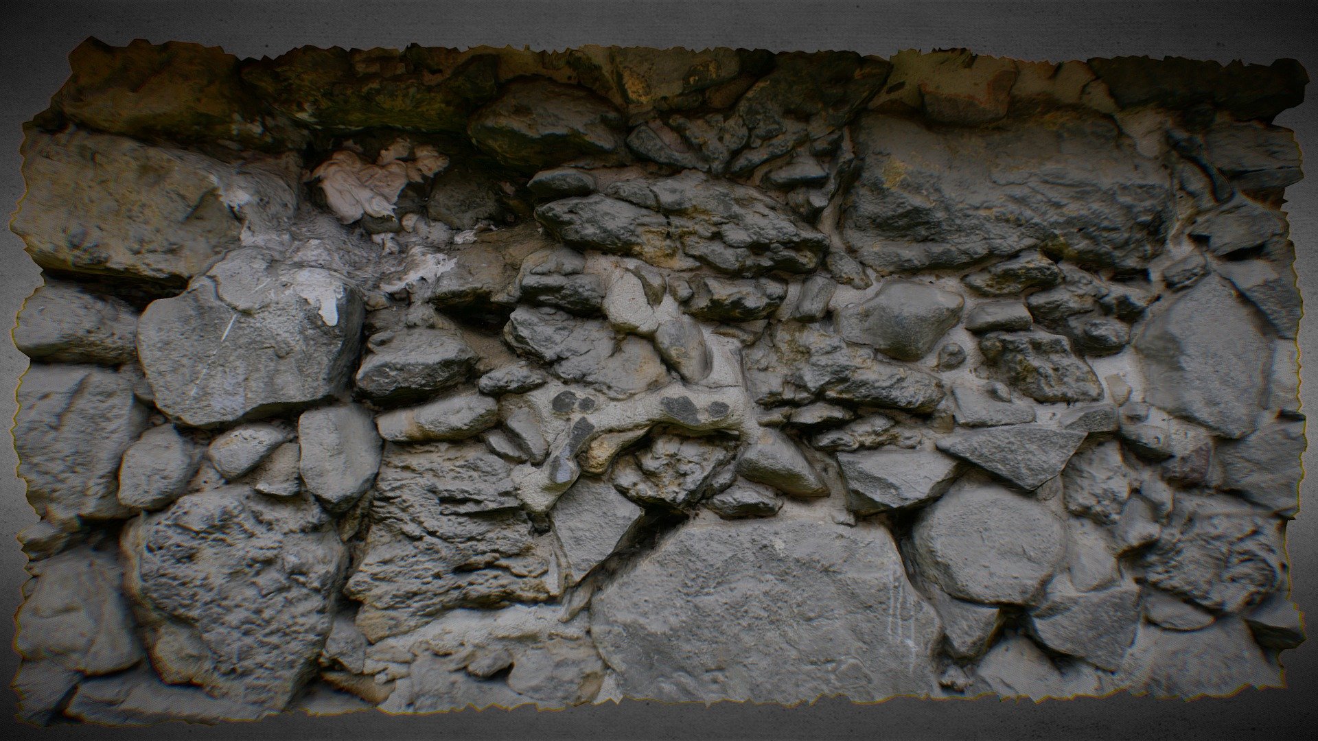 Stone Wall (HQ 3D scan)